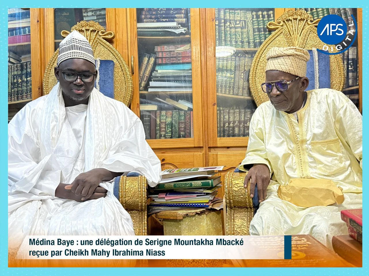 Médina Baye : une délégation de Sergine Mountakha Mbacké reçue par Cheikh Mahy Ibrahima Niass