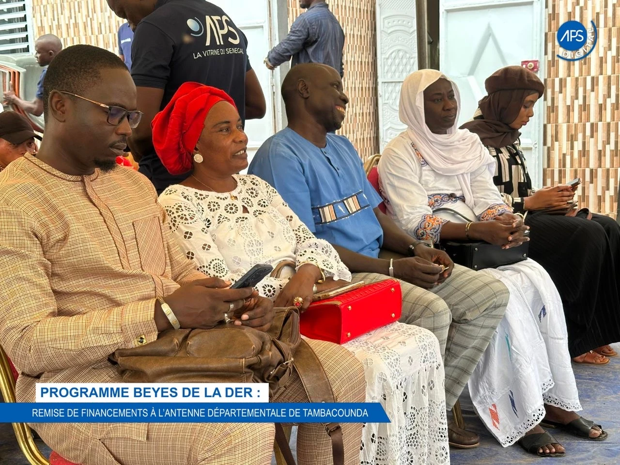 Programme Beyes de la Der : remise de financement à l'antenne départementale de Tambacounda 