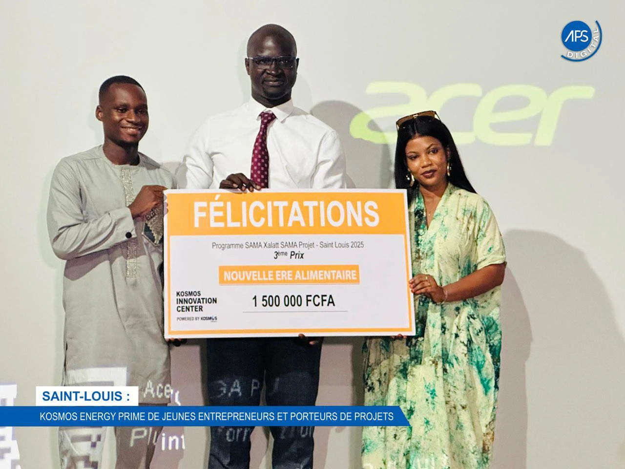 Saint-Louis : Kosmos Energy prime de jeunes entrepreneurs et porteurs de projets 