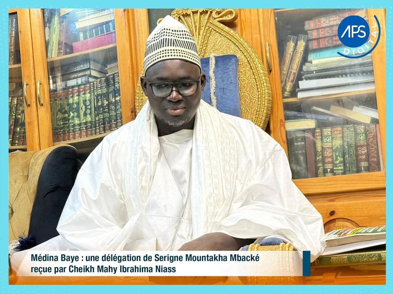 Médina Baye : une délégation de Sergine Mountakha Mbacké reçue par Cheikh Mahy Ibrahima Niass