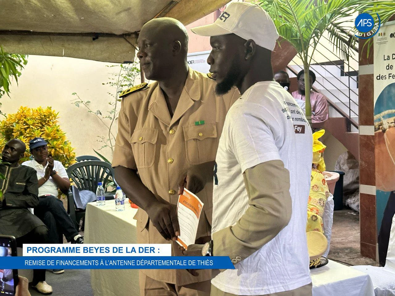 Programme Beyes de la DER : Remise de financements à l'antenne départementale de Thiès