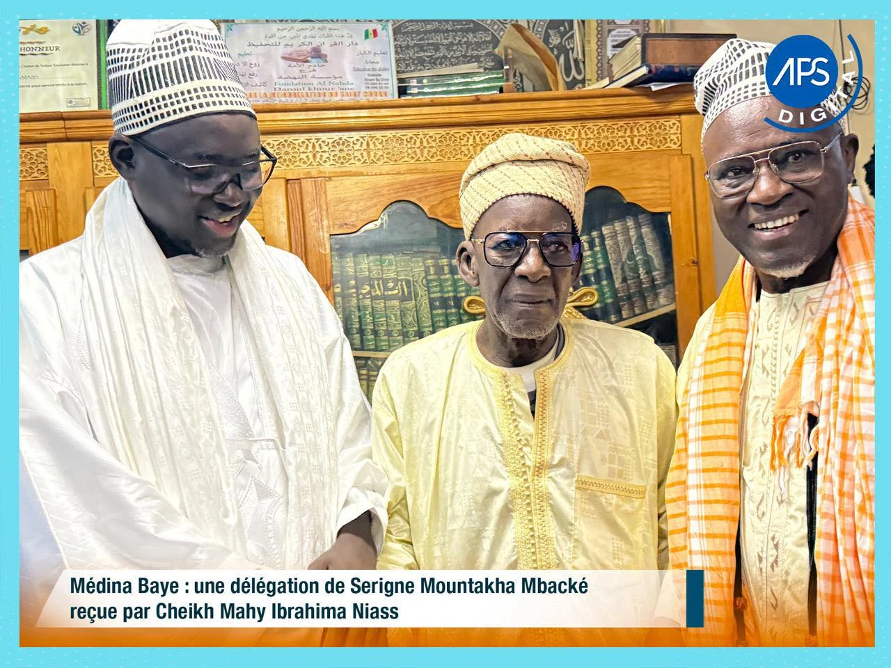 Médina Baye : une délégation de Sergine Mountakha Mbacké reçue par Cheikh Mahy Ibrahima Niass