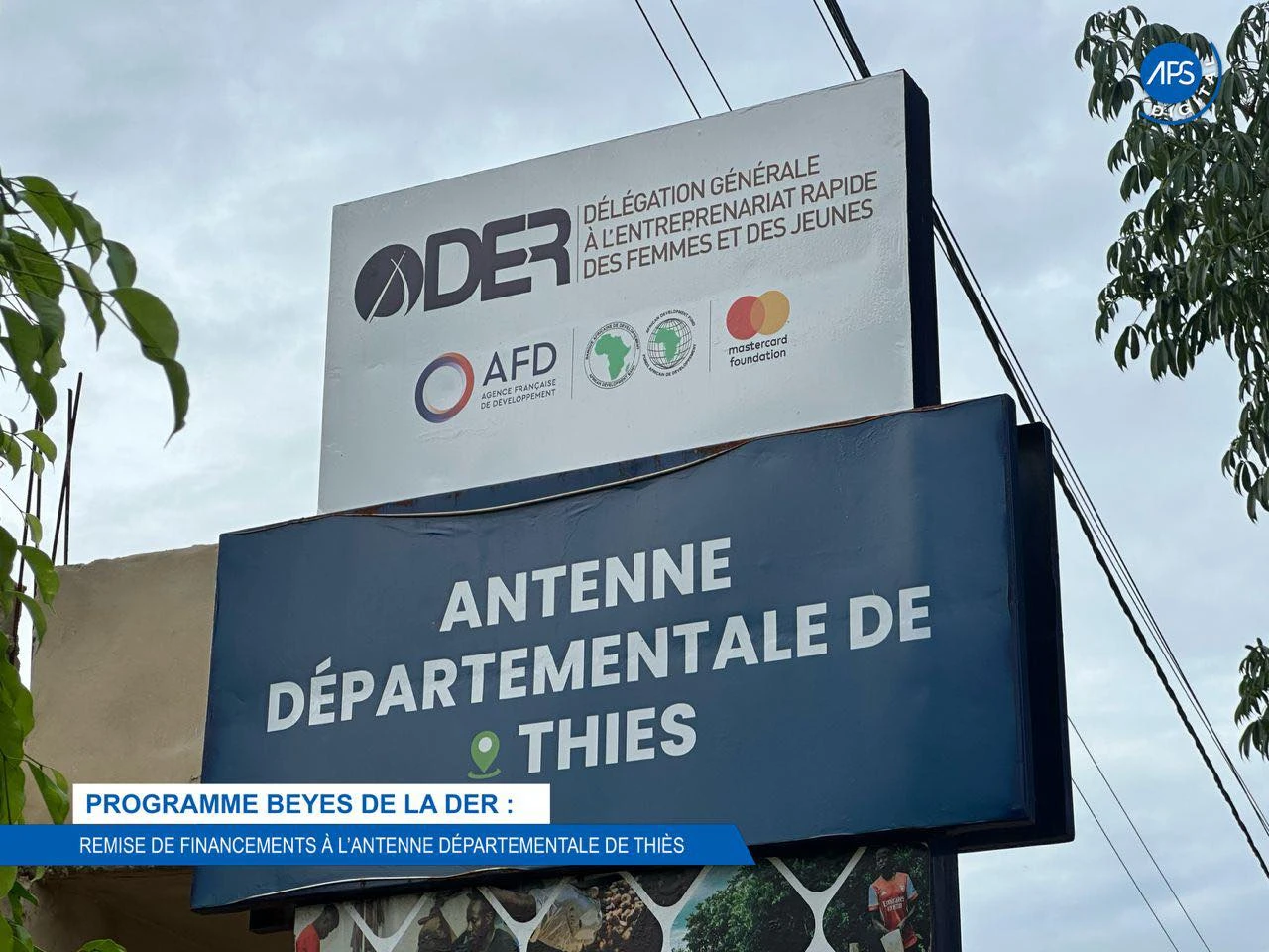 Programme Beyes de la DER : Remise de financements à l'antenne départementale de Thiès