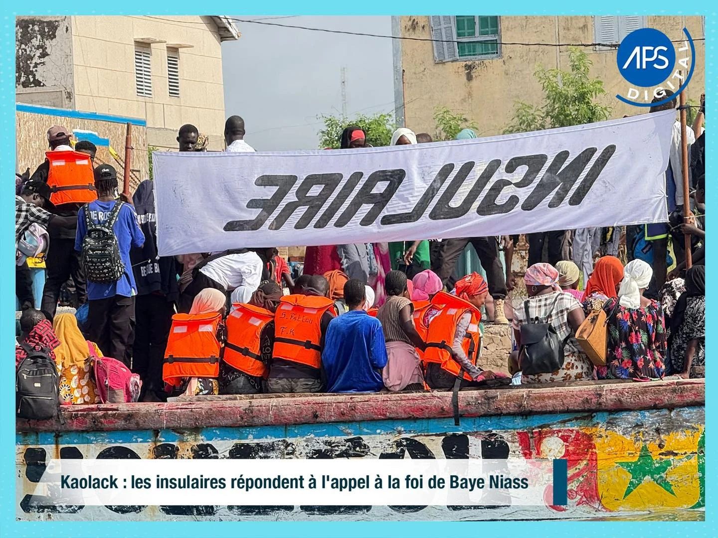 Kaolack : les insulaires répondent à l'appel à la foi de Baye Niass