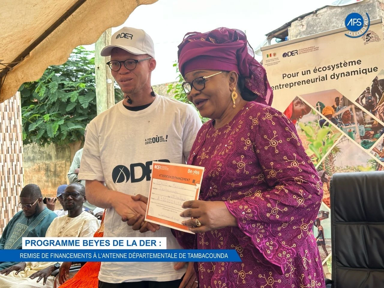 Programme Beyes de la Der : remise de financement à l’antenne départementale de Tambacounda 