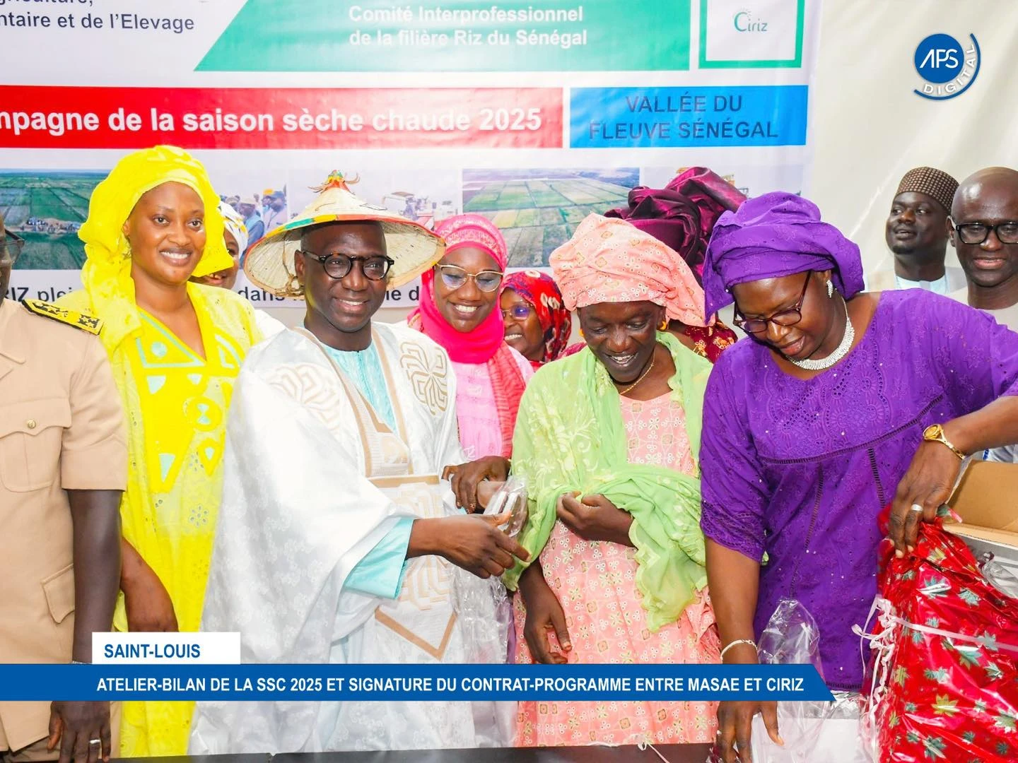 Saint-Louis : Atelier - Bilan de la SSC 2025 et signature de contrat - programme entre MASAE et CIRIZ