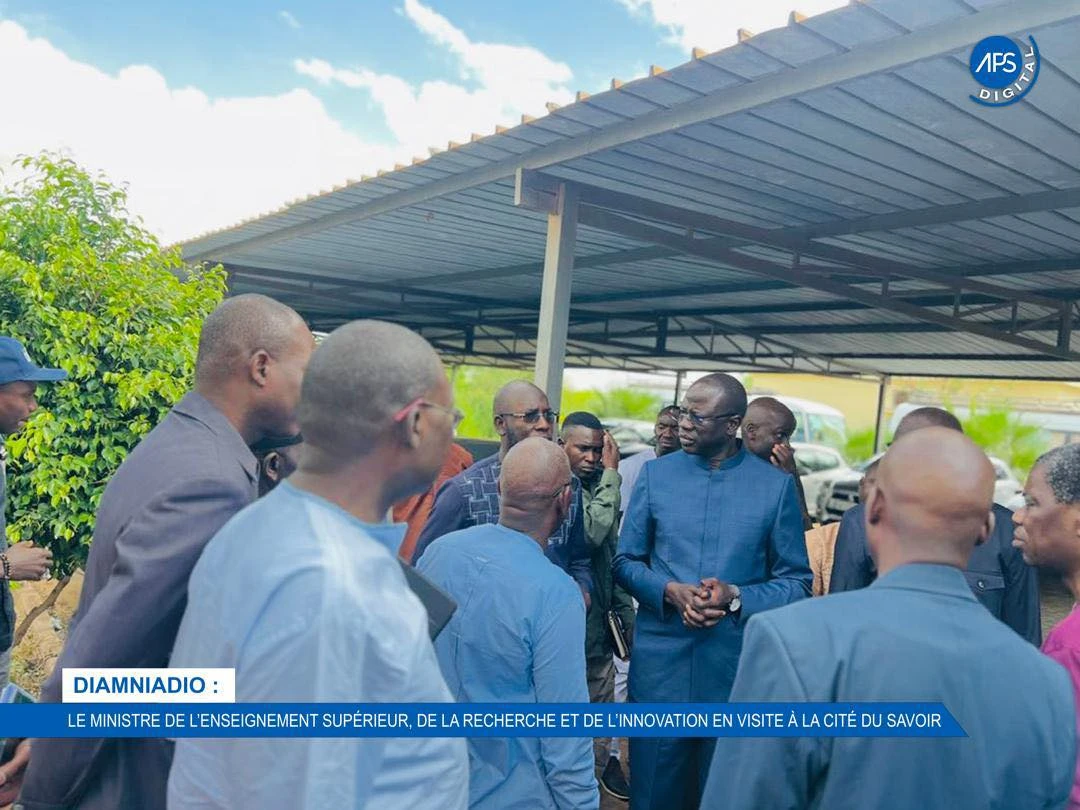 Diamniadio : Le ministre de l'enseignement supérieur , de la recherche et de l'innovation en visite à la cité du savoir 