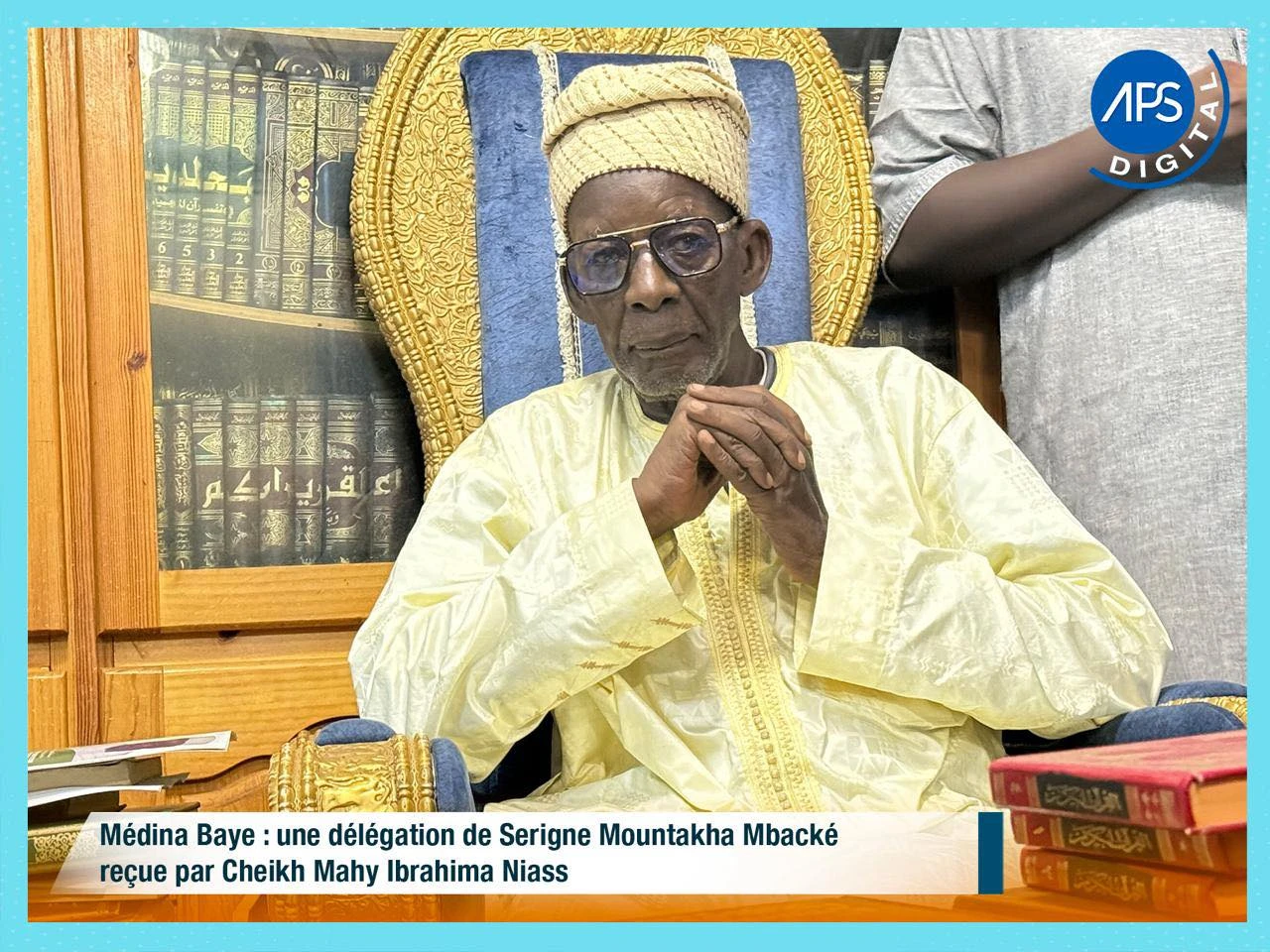 Médina Baye : une délégation de Sergine Mountakha Mbacké reçue par Cheikh Mahy Ibrahima Niass