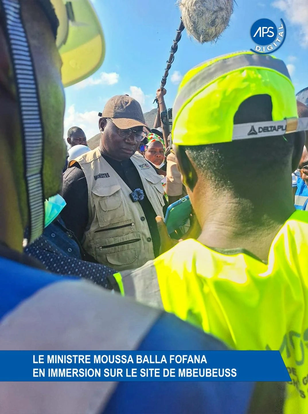 Le ministre Moussa Balla Fofana en immersion sur le site de Mbeubeuss