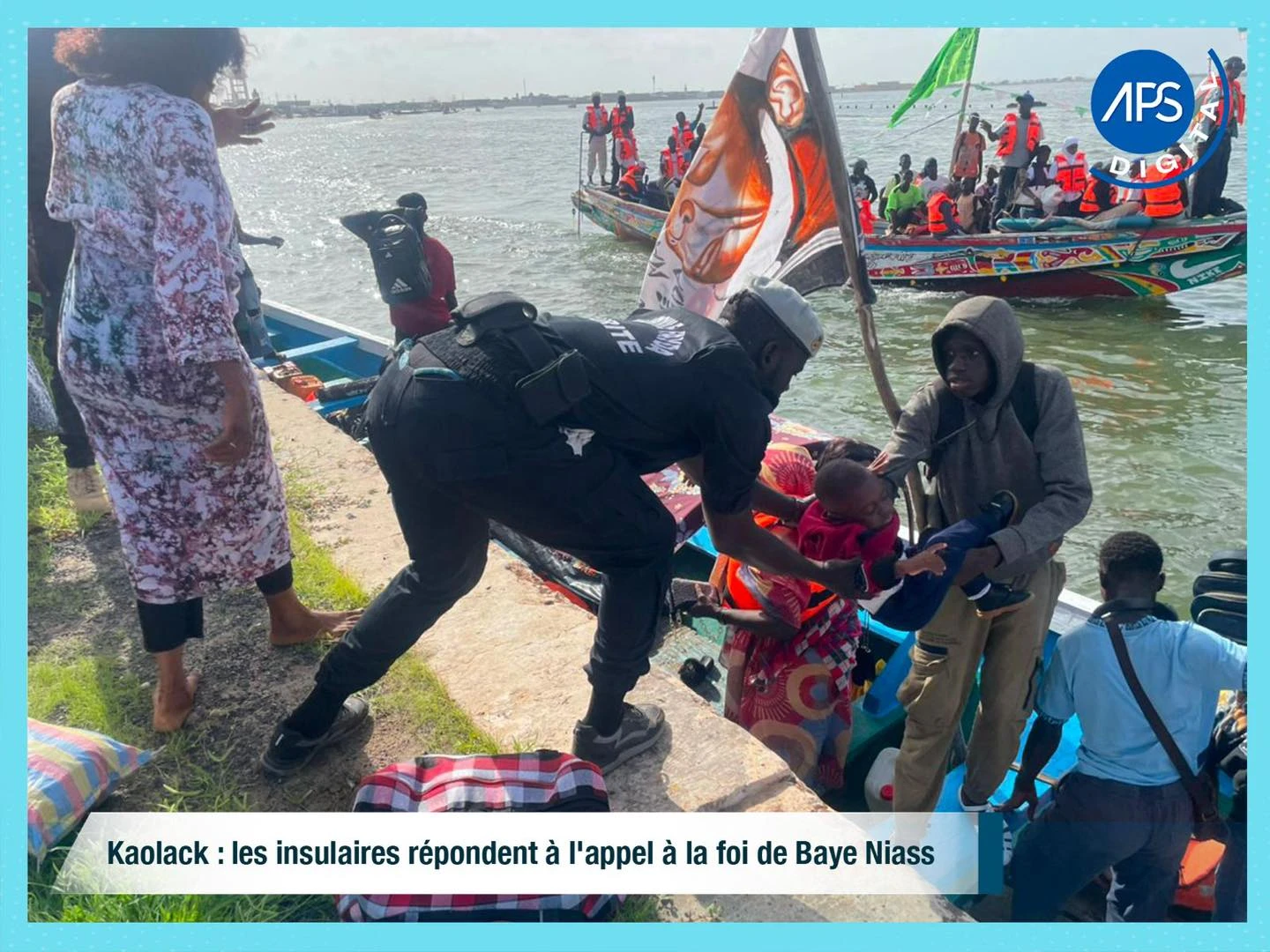 Kaolack : les insulaires répondent à l'appel à la foi de Baye Niass