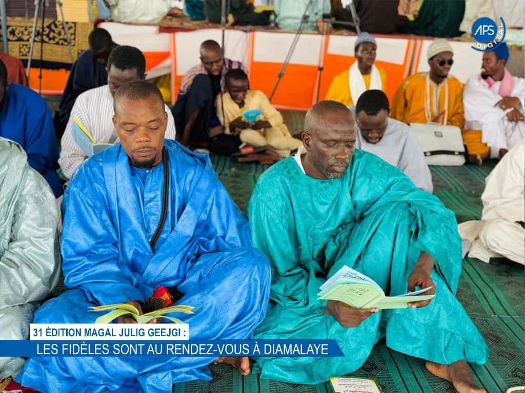 31 édition Magal Julig Geelci : les fidèles sont au rendez-vous à Diamalaye