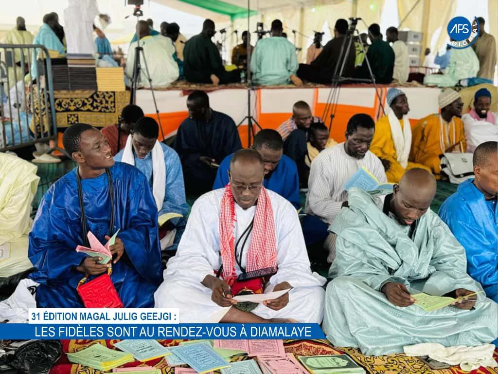 31 édition Magal Julig Geelci : les fidèles sont au rendez-vous à Diamalaye