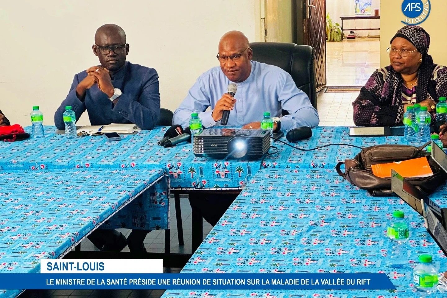 Saint – Louis : Le ministre de la santé préside une réunion de situation sur la maladie de la vallée du Rift