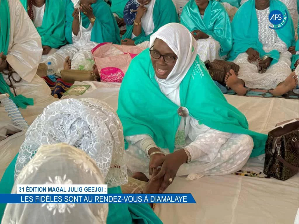 31 édition Magal Julig Geelci : les fidèles sont au rendez-vous à Diamalaye