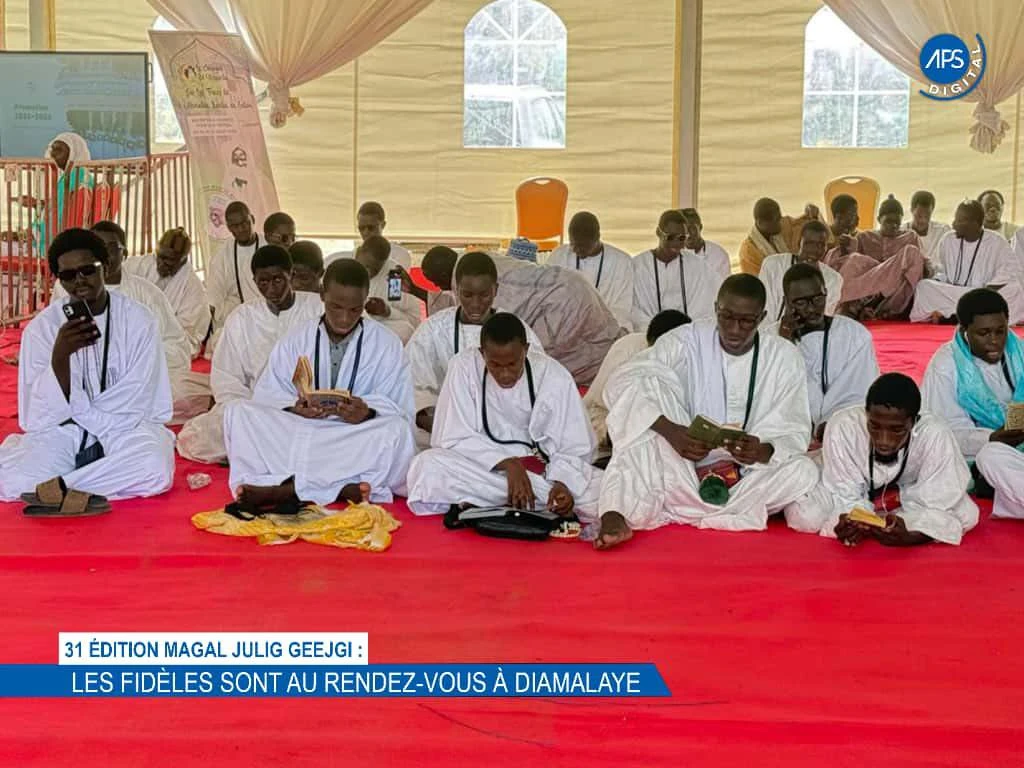 31 édition Magal Julig Geelci : les fidèles sont au rendez-vous à Diamalaye