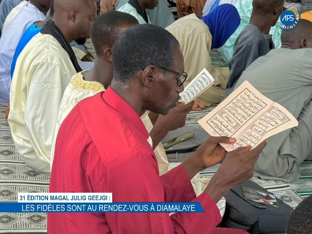 31 édition Magal Julig Geelci : les fidèles sont au rendez-vous à Diamalaye