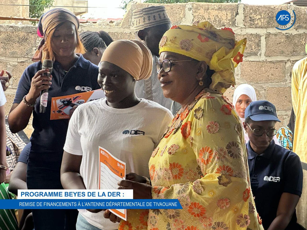 Programme Beyes de la DER : Remise de financements à l’antenne départementale de Thiès