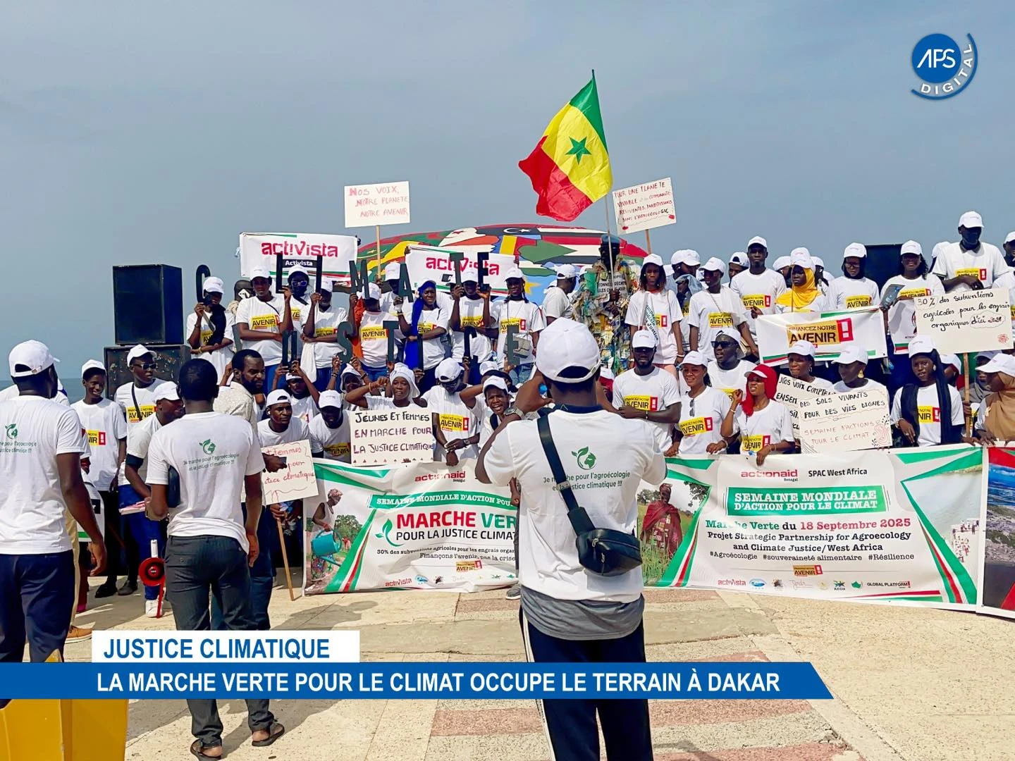 Justice climatique : La marche verte pour le climat occupe le terrain à Dakar
