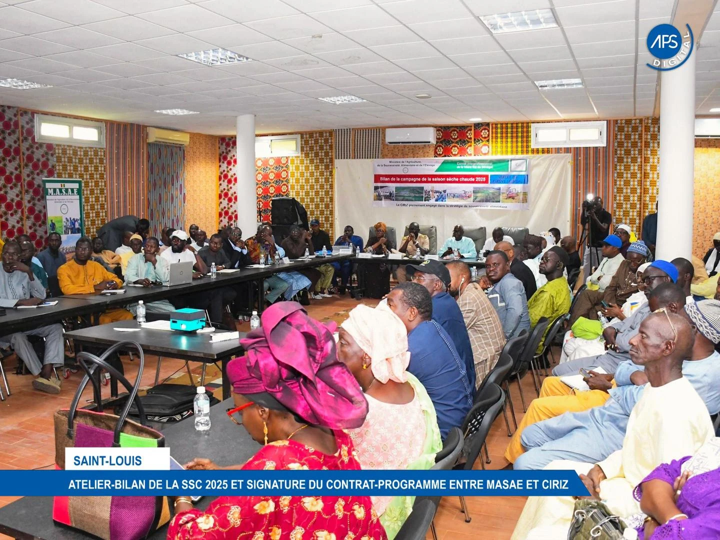 Saint-Louis : Atelier - Bilan de la SSC 2025 et signature de contrat - programme entre MASAE et CIRIZ
