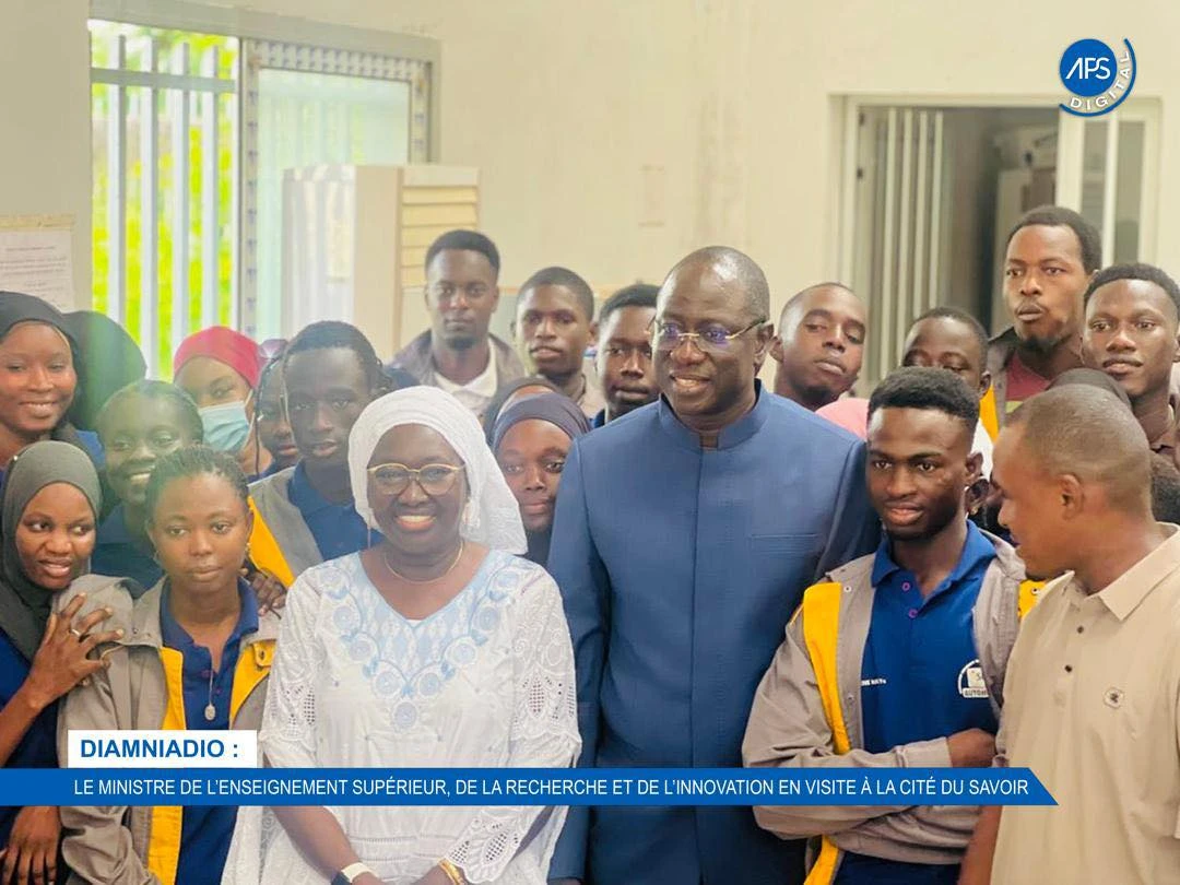 Diamniadio : Le ministre de l'enseignement supérieur , de la recherche et de l'innovation en visite à la cité du savoir 