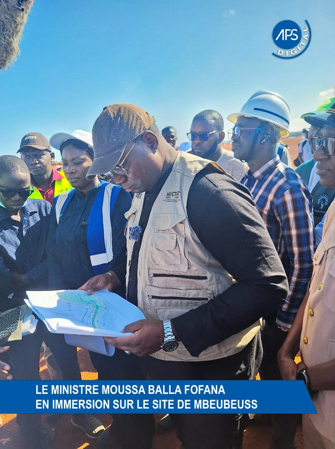 Le ministre Moussa Balla Fofana en immersion sur le site de Mbeubeuss