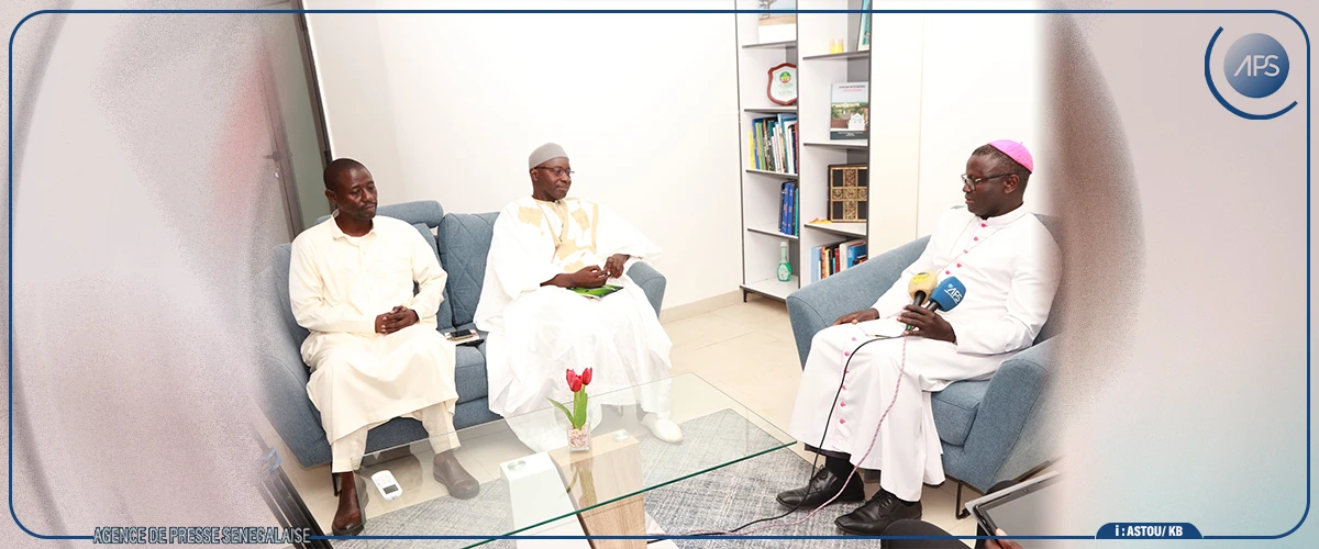 Visite de courtoisie de Dr Djim Ousmane Dramé à l’archidiocèse de Dakar