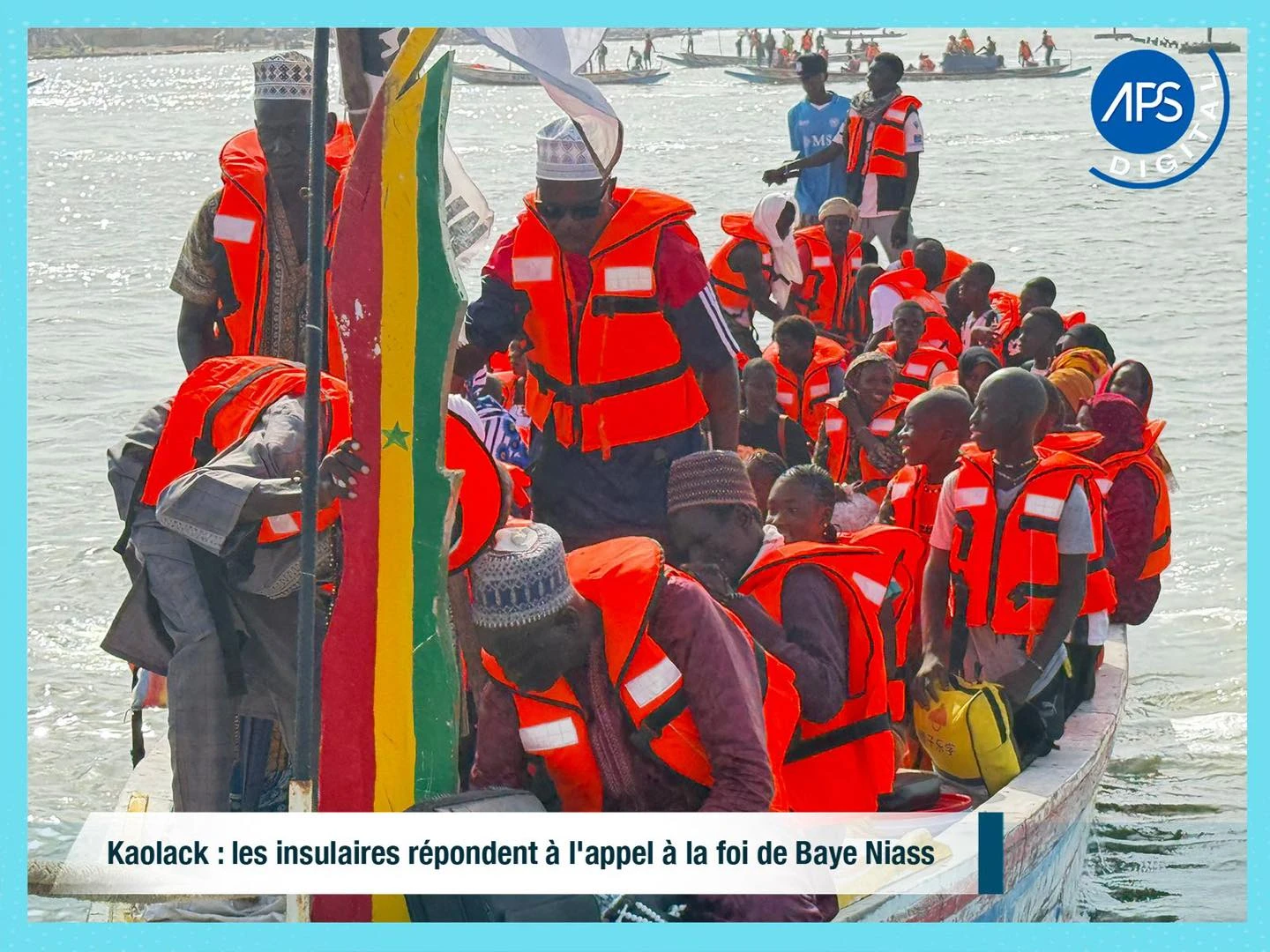 Kaolack : les insulaires répondent à l'appel à la foi de Baye Niass