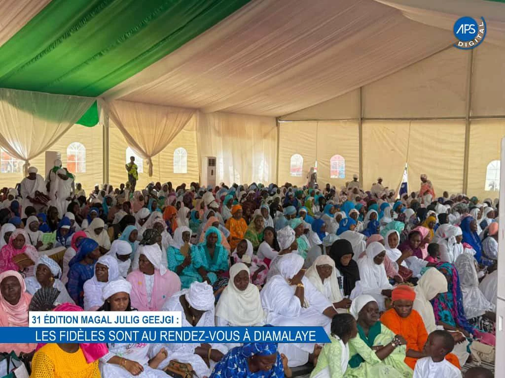 31 édition Magal Julig Geelci : les fidèles sont au rendez-vous à Diamalaye