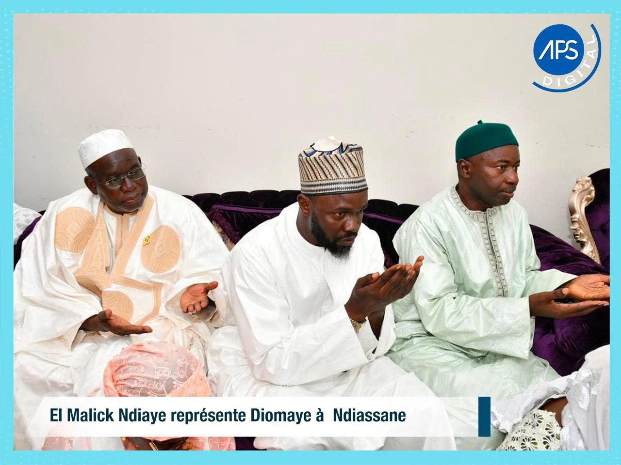 El Malick Ndiaye représente Diomaye à Ndiassane