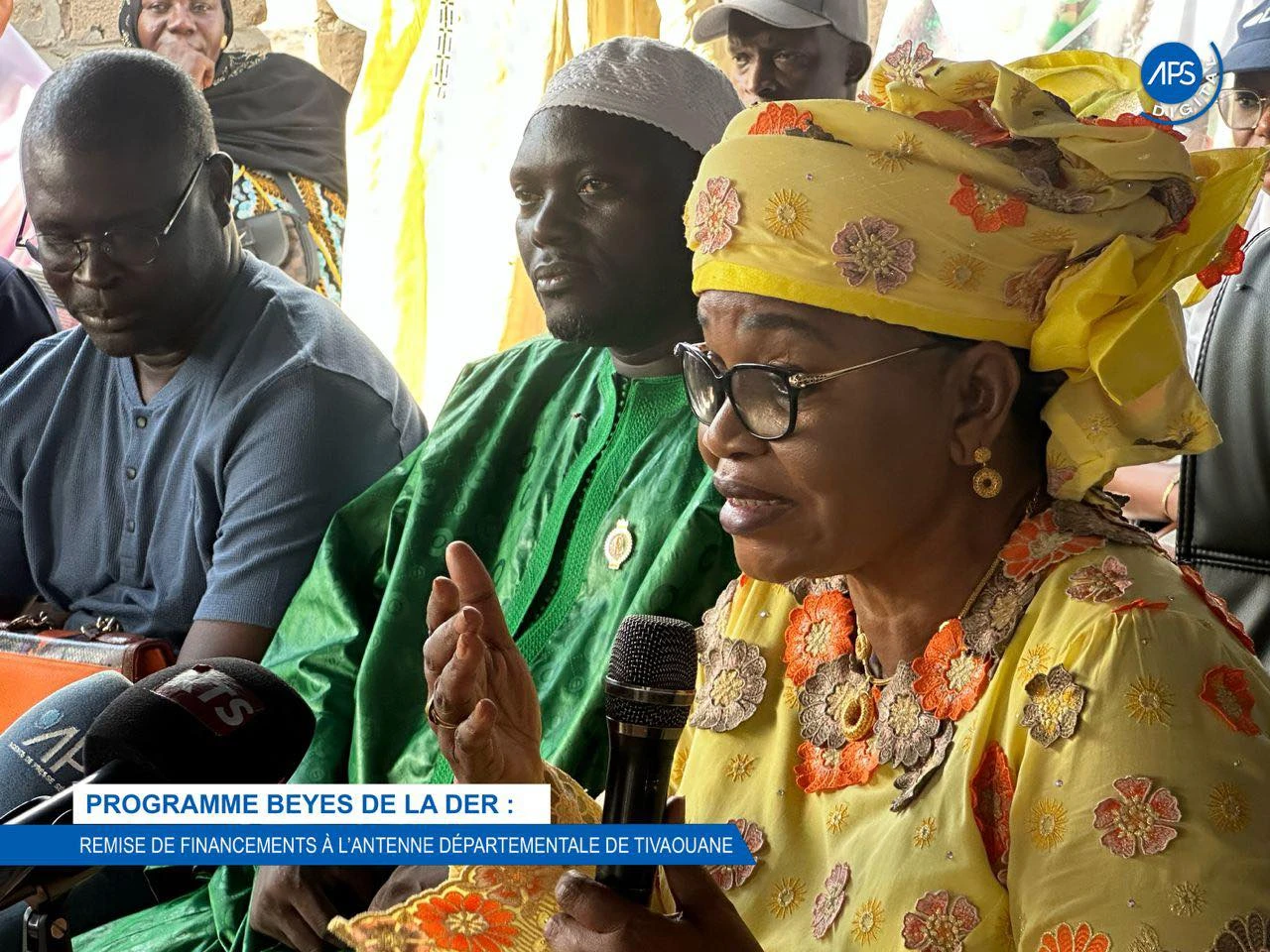 Programme Beyes de la DER : Remise de financements à l'antenne départementale de Thiès