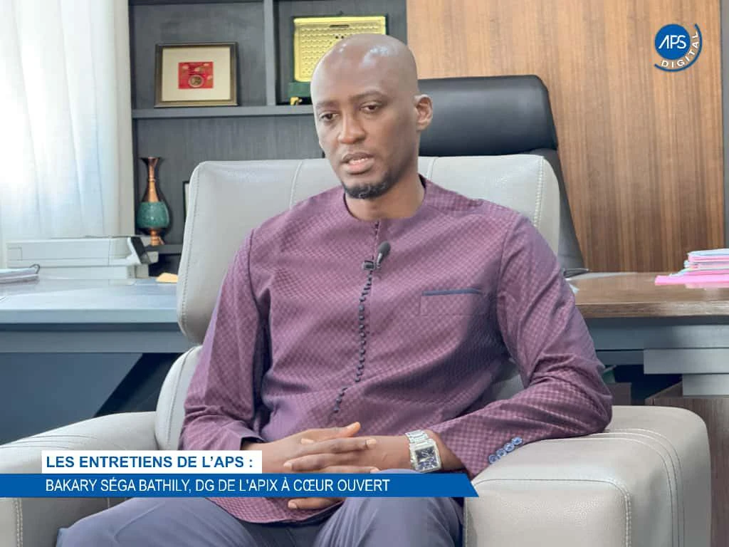 Les entretiens de l'APS : Bakary Séga Bathily, DG de l'APIX à cœur ouvert