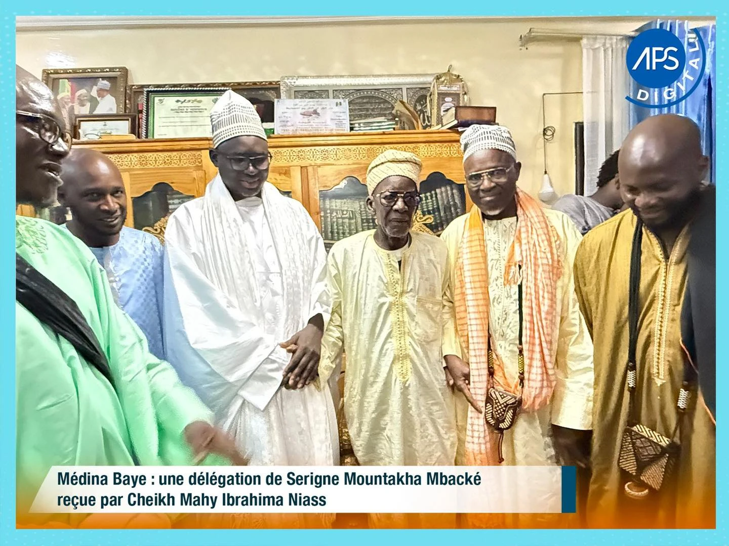 Médina Baye : une délégation de Sergine Mountakha Mbacké reçue par Cheikh Mahy Ibrahima Niass