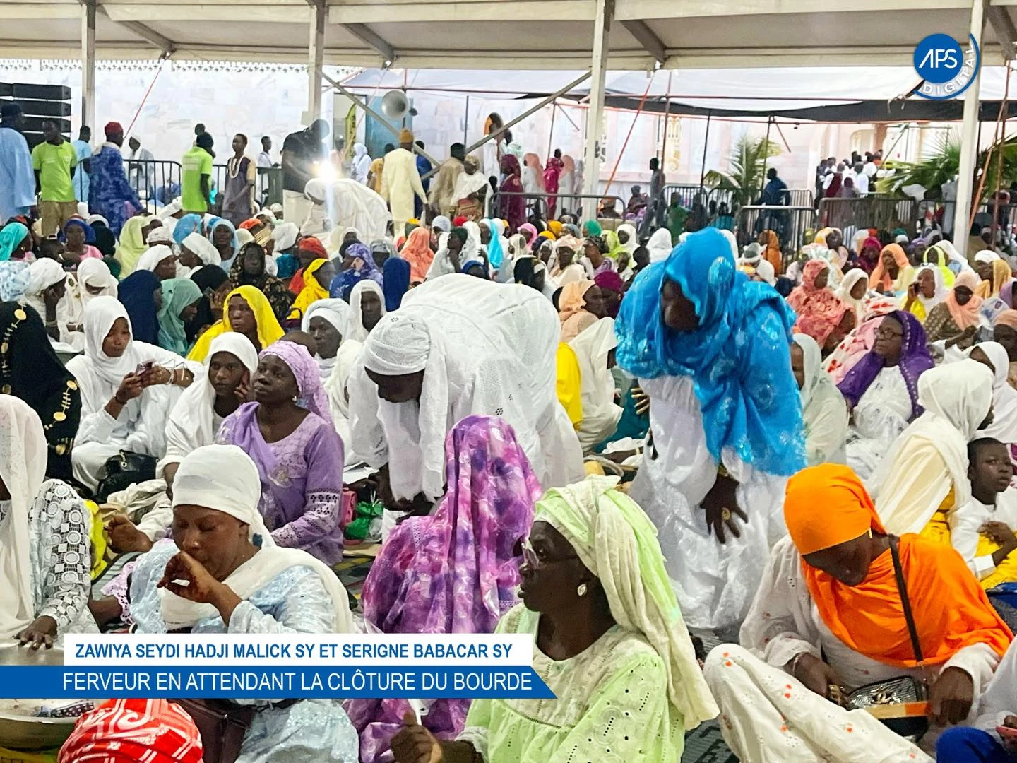 Zawiya Seydina Hadji Malick Sy et Serigne Babacar Sy : Ferveur en attendant la clôture du bourde