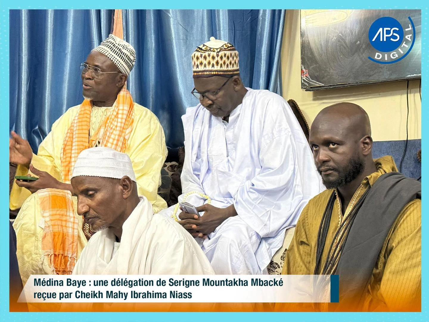 Médina Baye : une délégation de Sergine Mountakha Mbacké reçue par Cheikh Mahy Ibrahima Niass