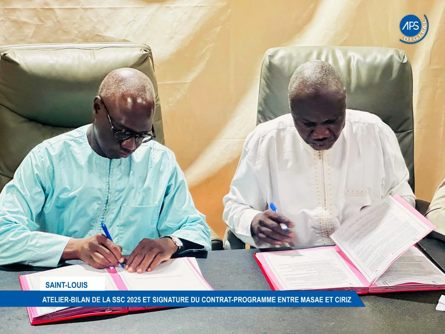 Saint-Louis : Atelier - Bilan de la SSC 2025 et signature de contrat - programme entre MASAE et CIRIZ