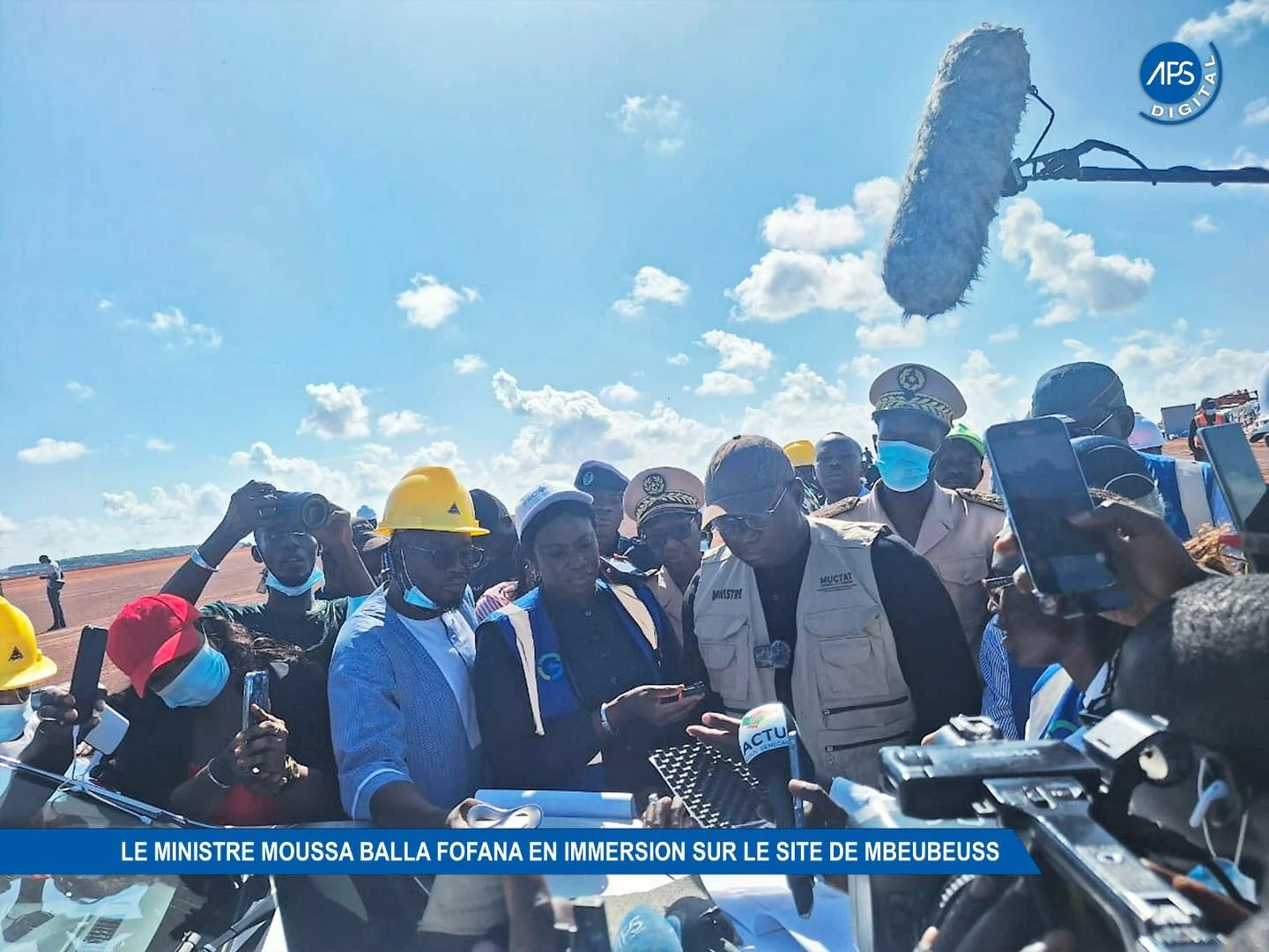 Le ministre Moussa Balla Fofana en immersion sur le site de Mbeubeuss