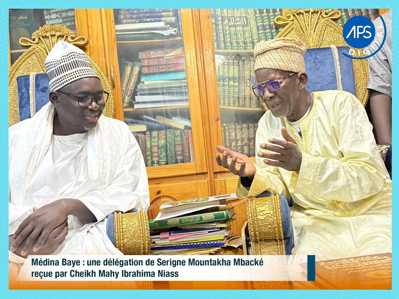 Médina Baye : une délégation de Sergine Mountakha Mbacké reçue par Cheikh Mahy Ibrahima Niass