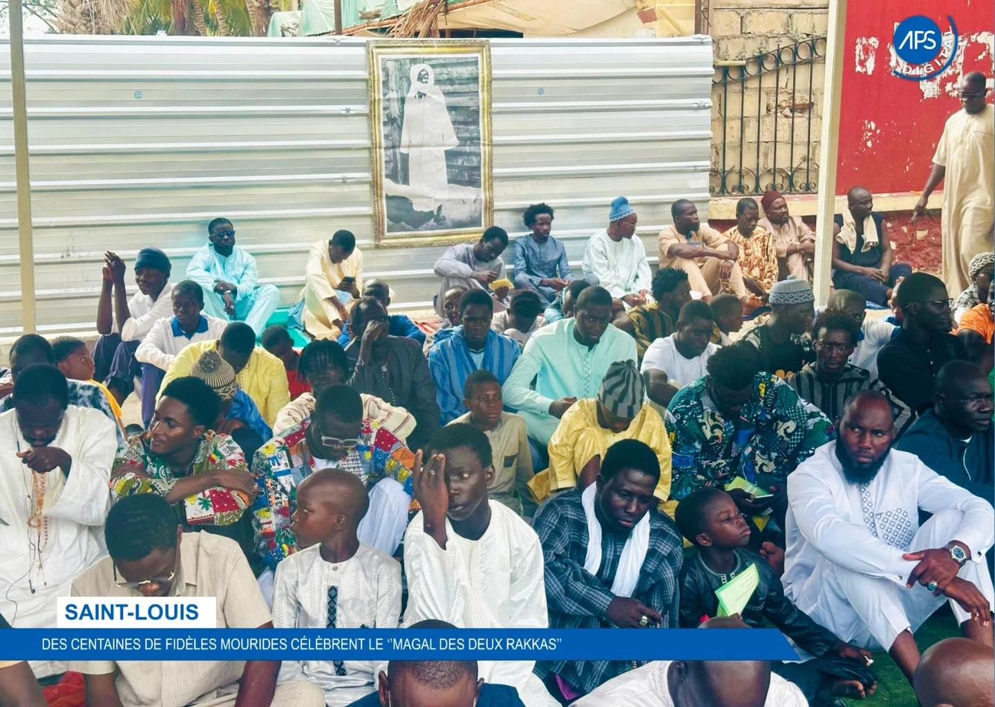 Saint-Louis : des centaines de fidèles mourides célèbrent le " Magal des deux Rakkas "