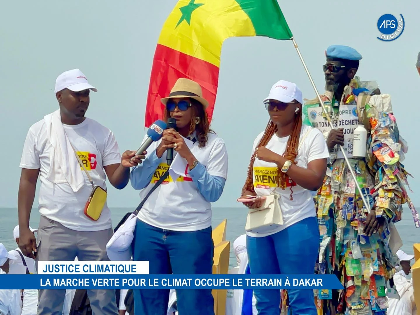 Justice climatique : La marche verte pour le climat occupe le terrain à Dakar