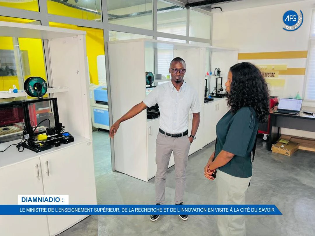 Diamniadio : Le ministre de l'enseignement supérieur , de la recherche et de l'innovation en visite à la cité du savoir 