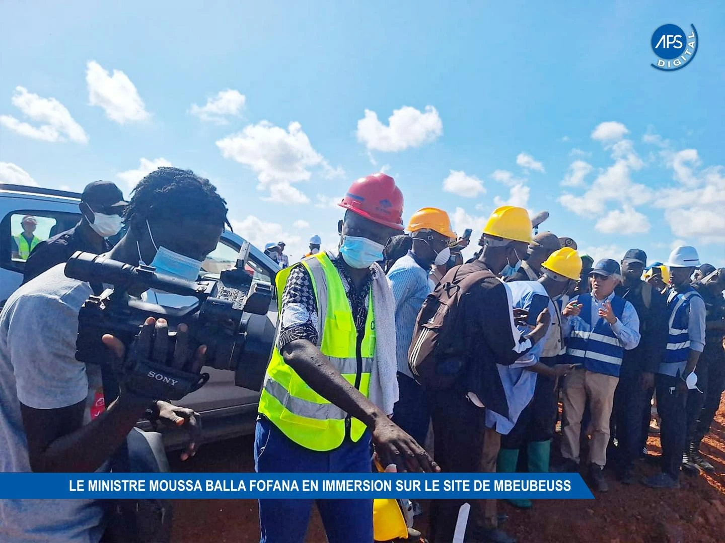 Le ministre Moussa Balla Fofana en immersion sur le site de Mbeubeuss