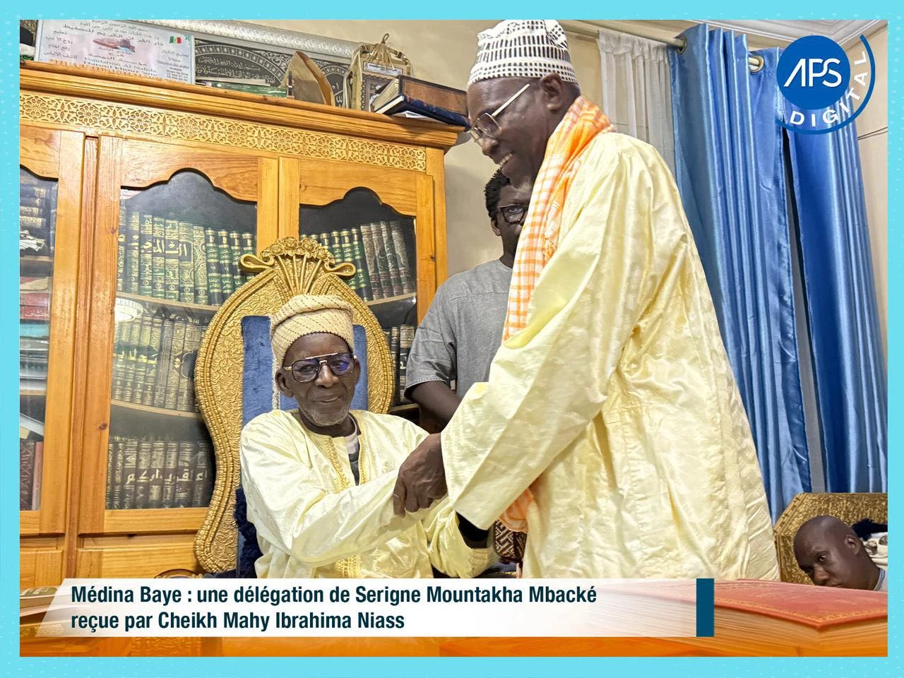 Médina Baye : une délégation de Sergine Mountakha Mbacké reçue par Cheikh Mahy Ibrahima Niass