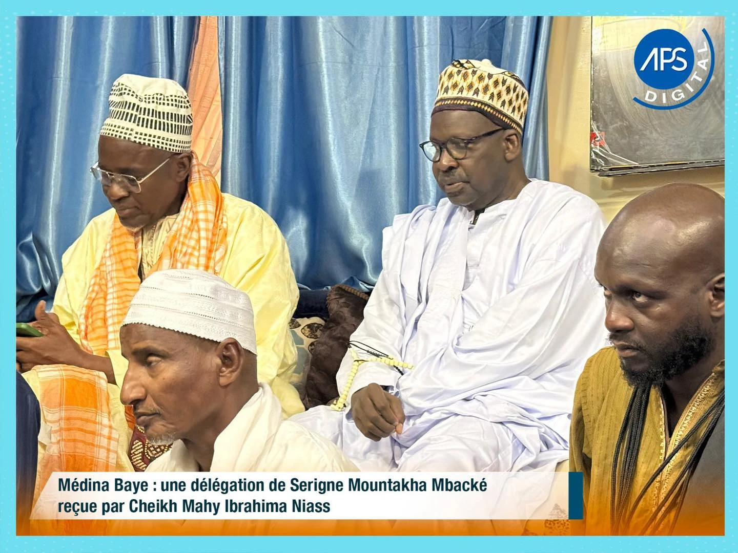 Médina Baye : une délégation de Sergine Mountakha Mbacké reçue par Cheikh Mahy Ibrahima Niass
