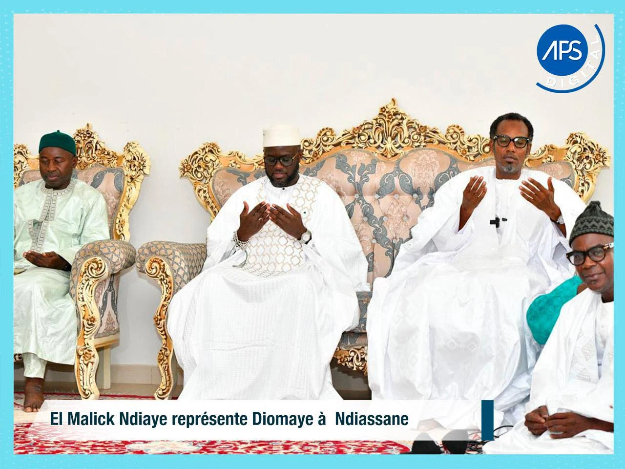 El Malick Ndiaye représente Diomaye à Ndiassane