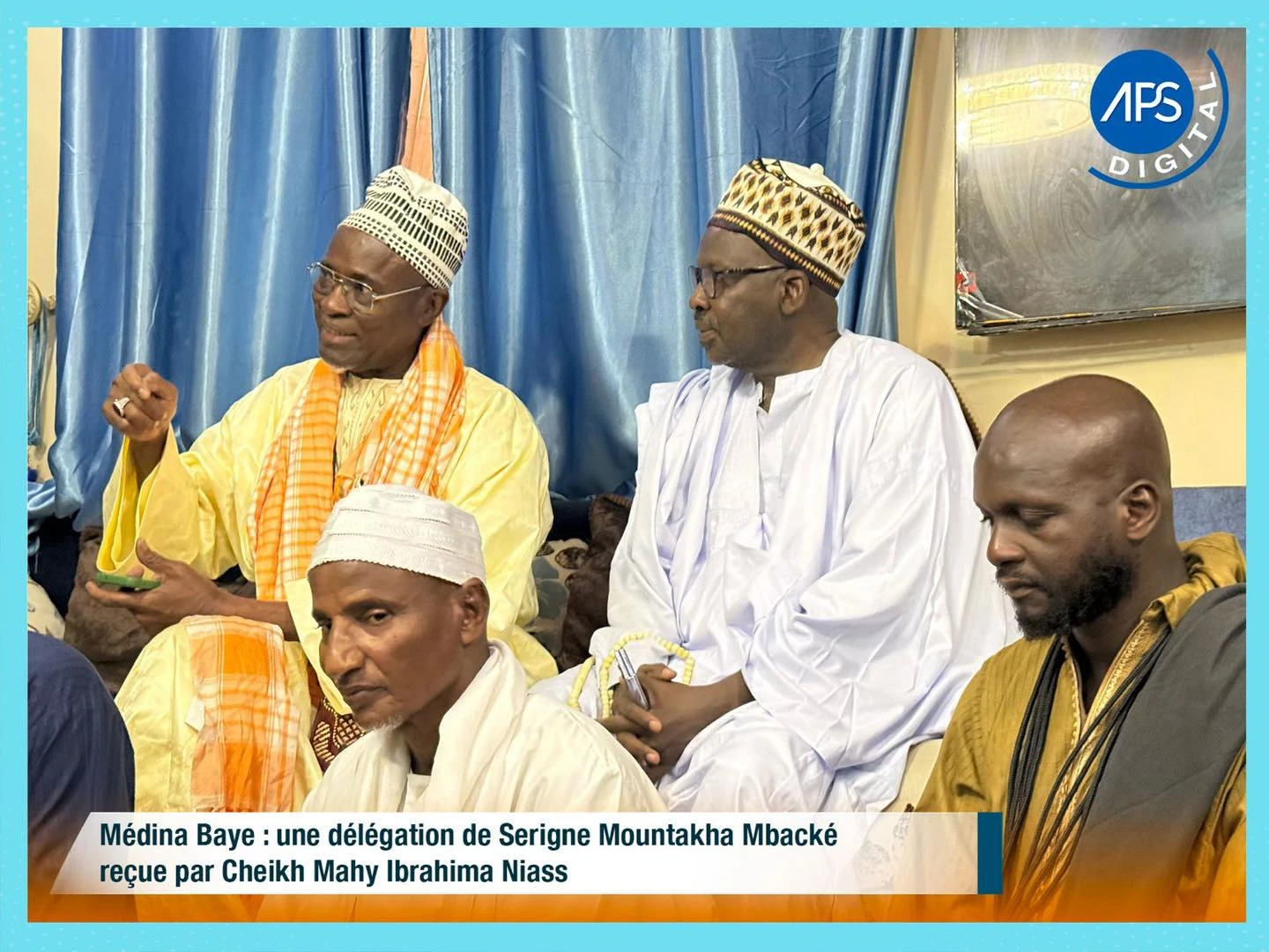 Médina Baye : une délégation de Sergine Mountakha Mbacké reçue par Cheikh Mahy Ibrahima Niass