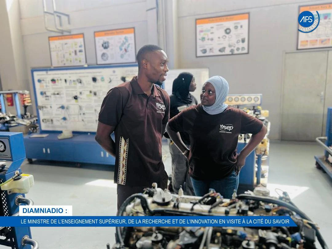Diamniadio : Le ministre de l'enseignement supérieur , de la recherche et de l'innovation en visite à la cité du savoir 