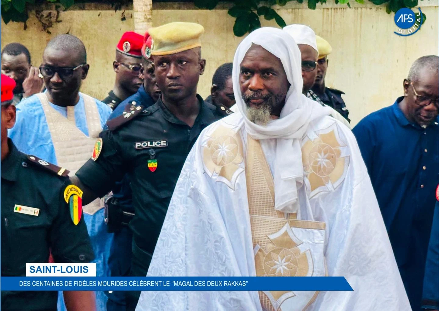Saint-Louis : des centaines de fidèles mourides célèbrent le " Magal des deux Rakkas "