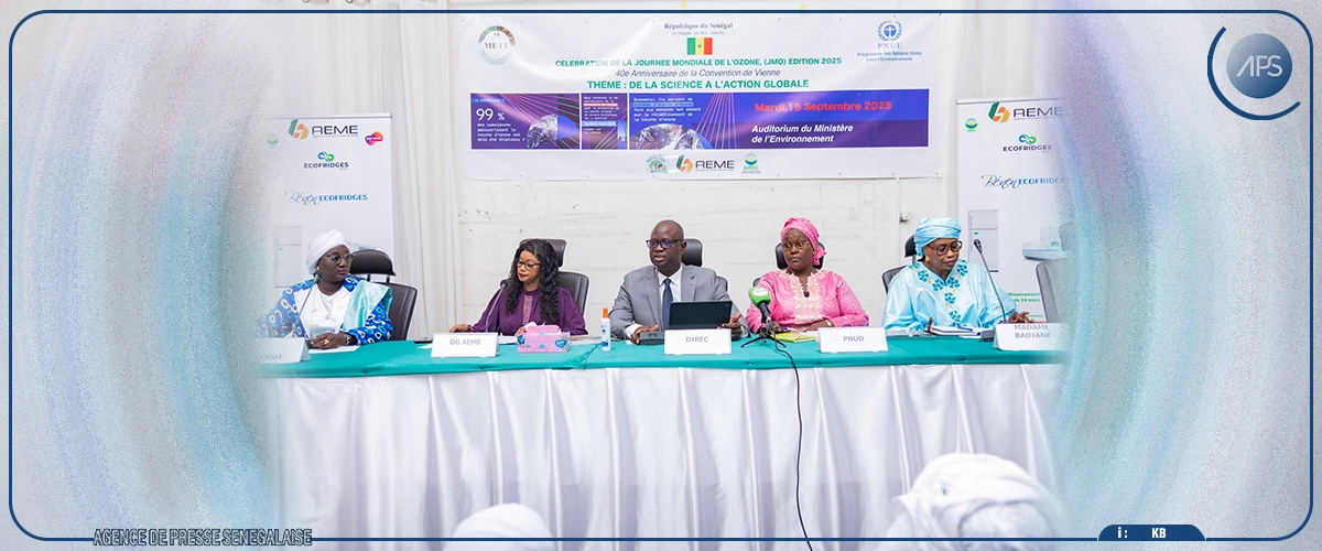 Protection de la couche d'ozone : un responsable évoque les "avancées notoires" enregistrées au Sénégal