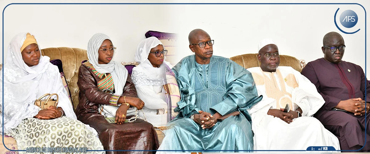 Malick Ndiaye reçu par le khalife des khadres à la veille du Gamou de Ndiassane