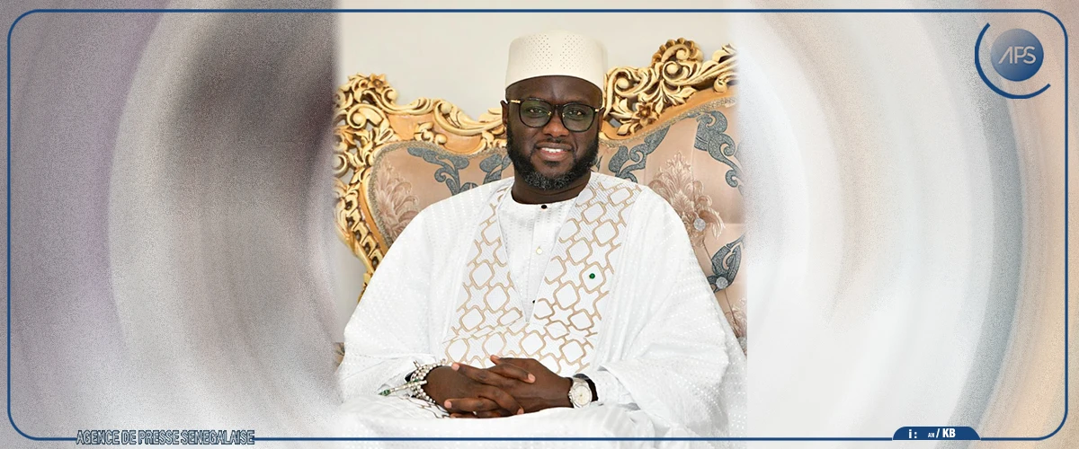 Malick Ndiaye reçu par le khalife des khadres à la veille du Gamou de Ndiassane